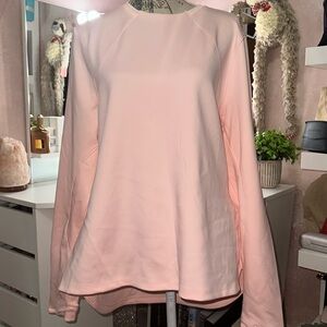 Under Armour light peach fitted coldgear shirt